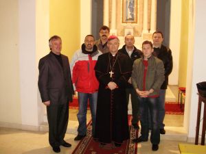 Nadbiskup sa župnikom, pastoralnim i ekonomskim vijećem župe